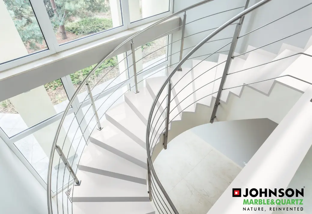 4 Advantages of engineered marble stairs 