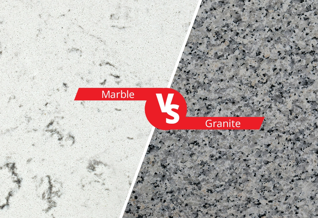 What is the difference between granite and marble?