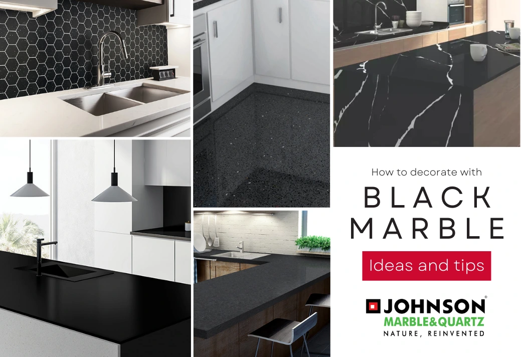 How to decorate with black marble : Ideas and tips